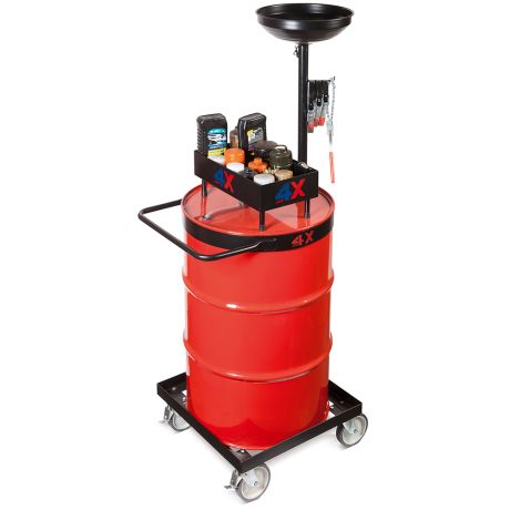 Bandeja para frascos e filtros de óleo