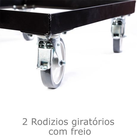 Coletor de Óleo com Carrinho capacidade 200 litros 